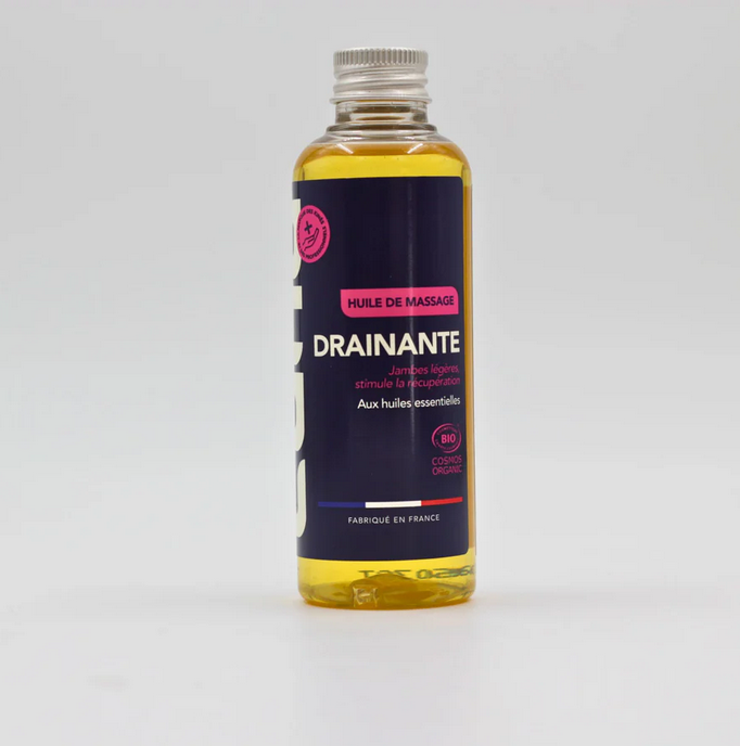 Huile de massage drainante Bio