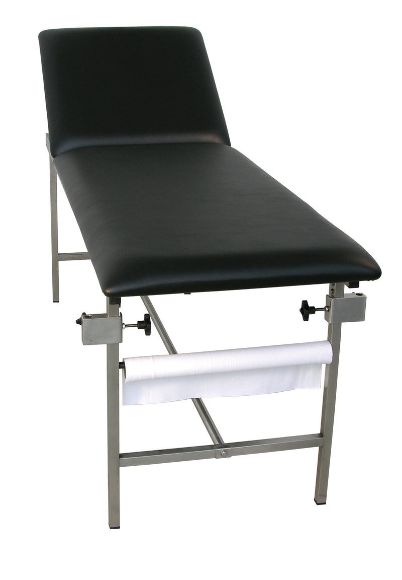 Kit d'installation Divan d'examen fixe + tabouret + marchepied 2 marches Inox