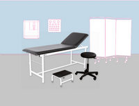 Kit d'installation divan d'examen, tabouret et marche pied Holtex