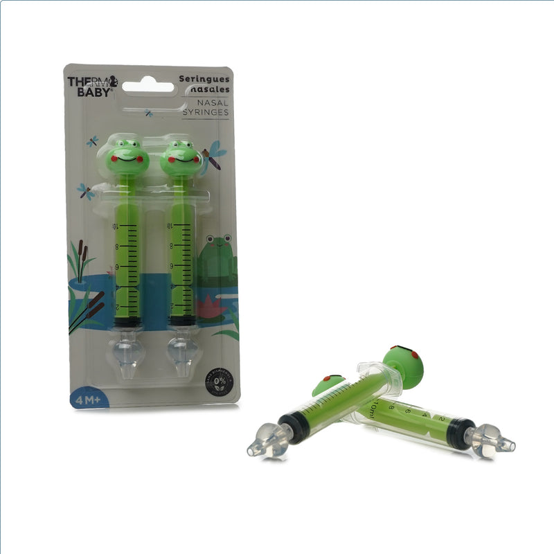 Seringue nasale pour bébé Thermobaby, lot de 2