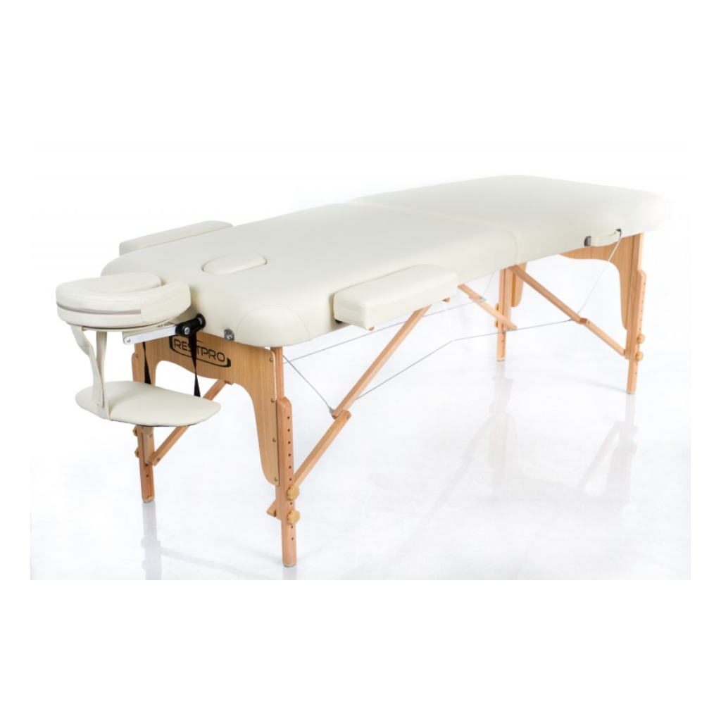Table de massage pliante Vip 2 RESTPRO® Crème
