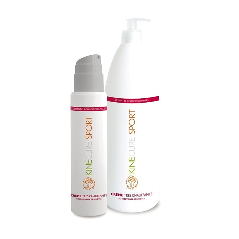 Crème de massage chauffante avant sport-Kinecure Crème très chauffante