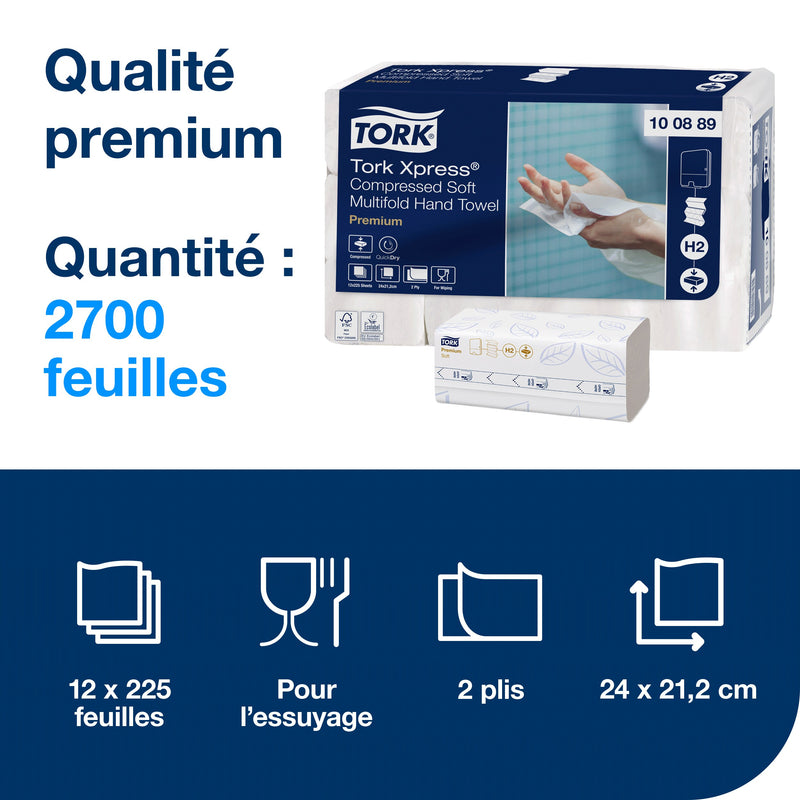 Essuie-mains H2 Tork Xpress®