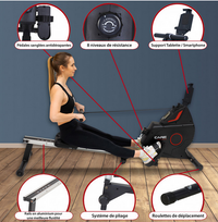 Rameur Connecté Mag Flyer KS-2 - CARE