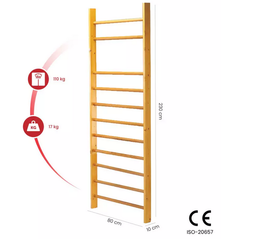 Espalier en bois 11 Barreaux CARE
