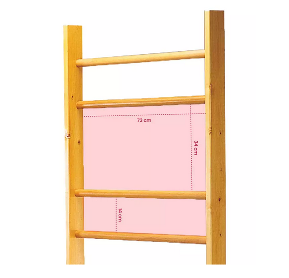 Espalier en bois 11 Barreaux CARE