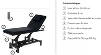 Table de massage électrique 2 plans VITAL