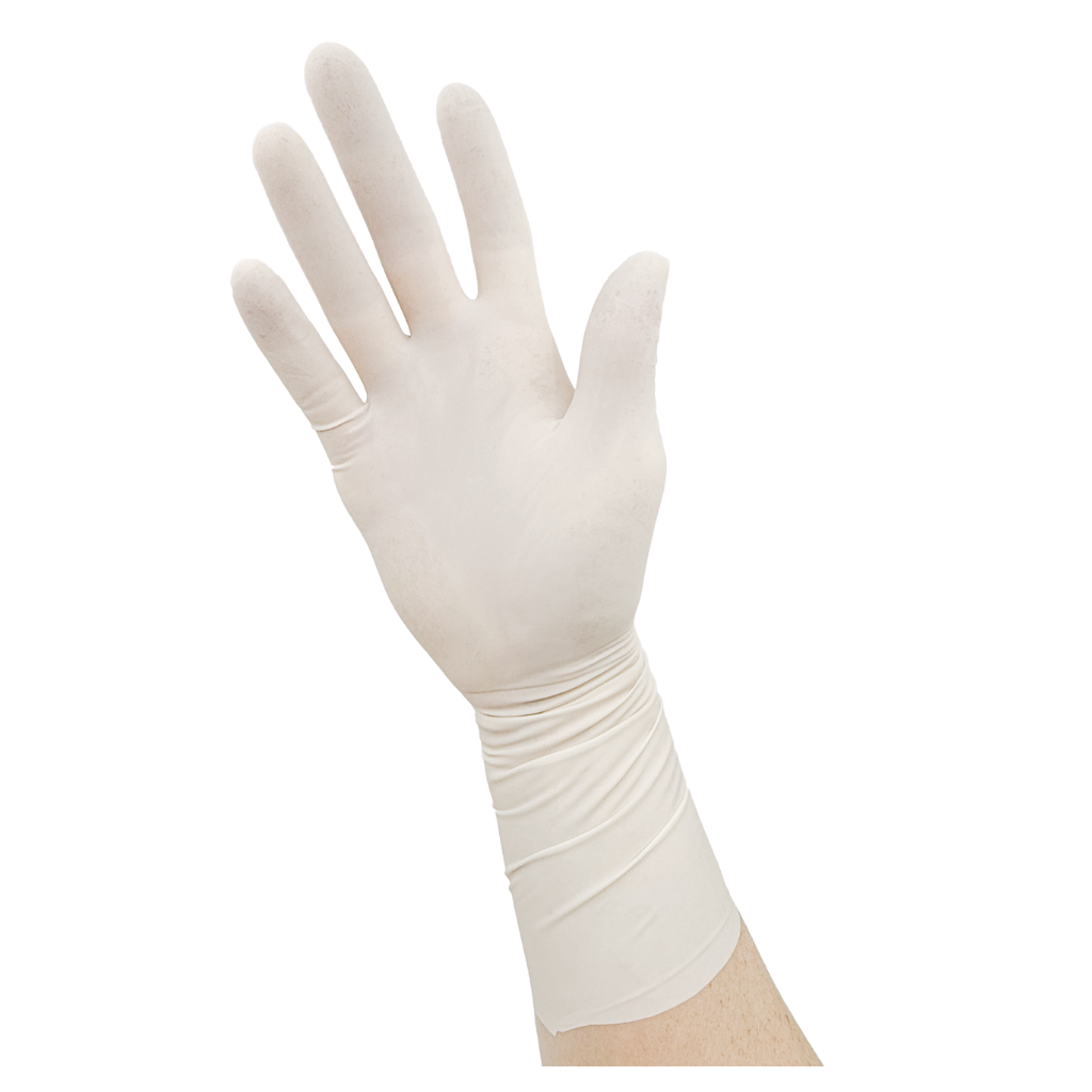 Gants stériles Precinium en latex poudré - Boîte de 50 paires