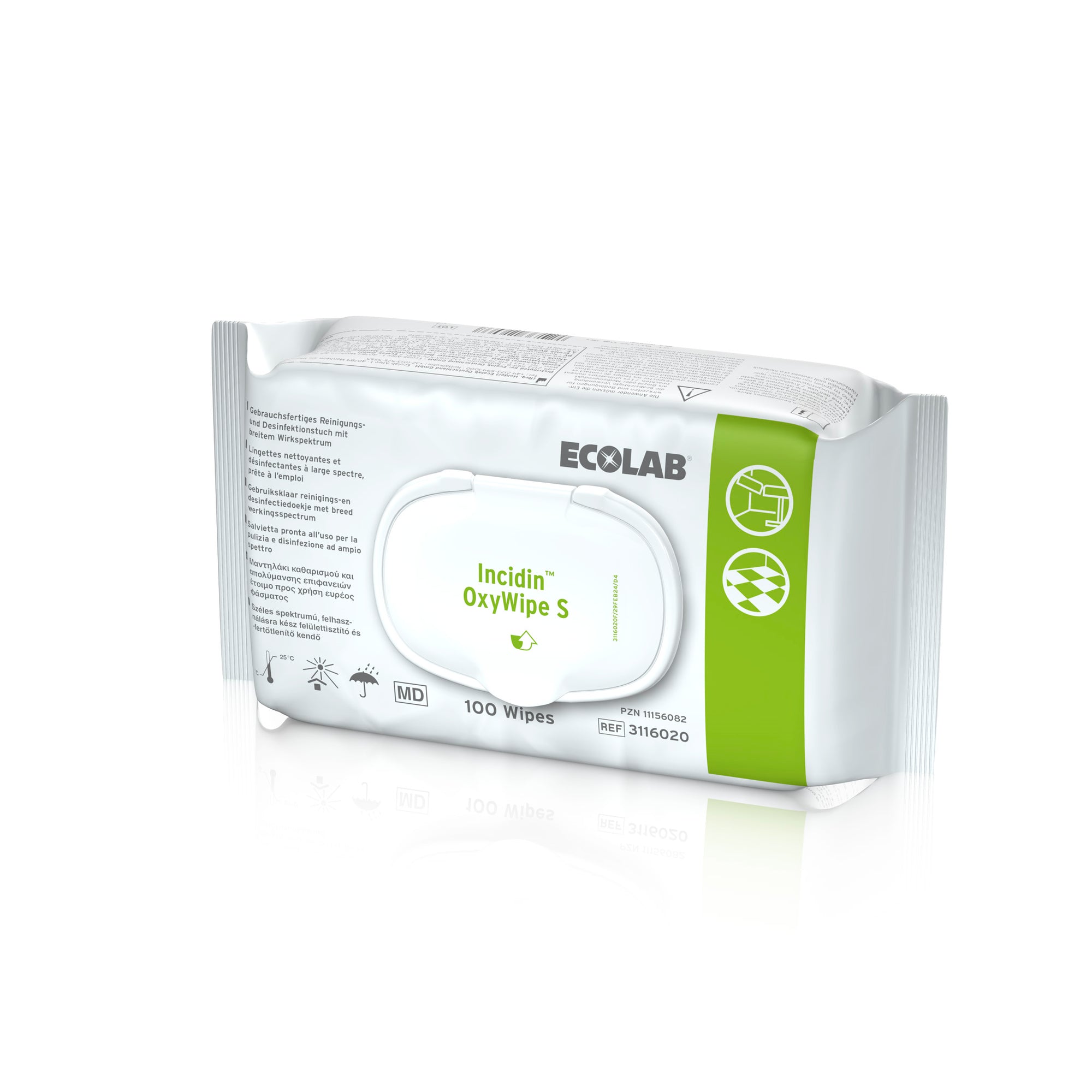 Lingettes désinfectantes Incidin Oxywipes