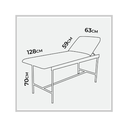 Kit d'installation divan d'examen, tabouret et marche pied Holtex