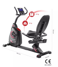 Vélo semi allongé CARDIO MASTER DELUXE CARE