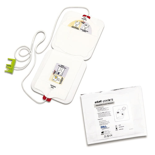 Electrodes Stat-padz® II Trainer adulte pour défibrillateur AED Zoll