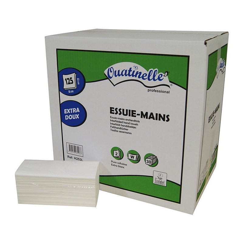 Essuie-mains pliés enchevêtrés W - 3750 formats