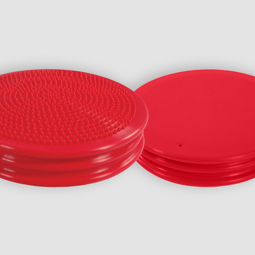 Coussin gonflable de proprioception, Mambo Max, rouge