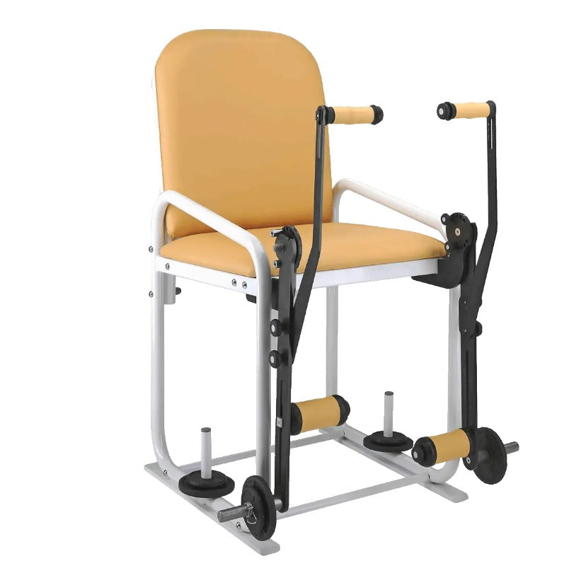 Fauteuil quadriceps Q-BENCH avec 20 kilos de disques de charge