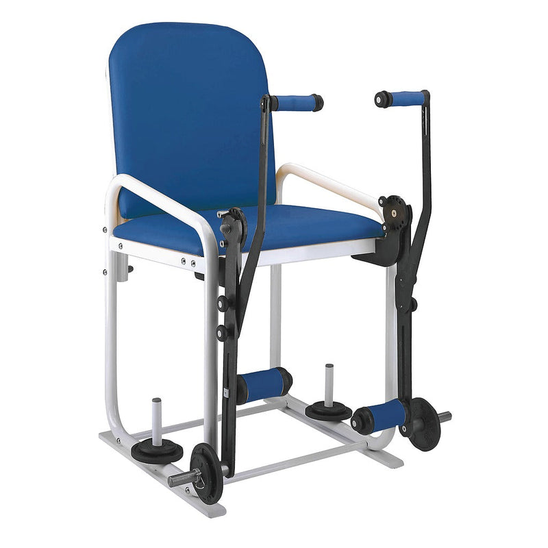 Fauteuil quadriceps Q-BENCH avec 20 kilos de disques de charge