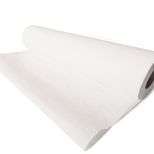 Drap d'examen ouaté lisse 50 x 35 cm - Carton de 12 rouleaux