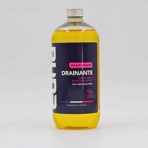 Huile de massage drainante Bio