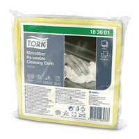 Tork Chiffon de Nettoyage Microfibre réutilisable – 6 lavettes