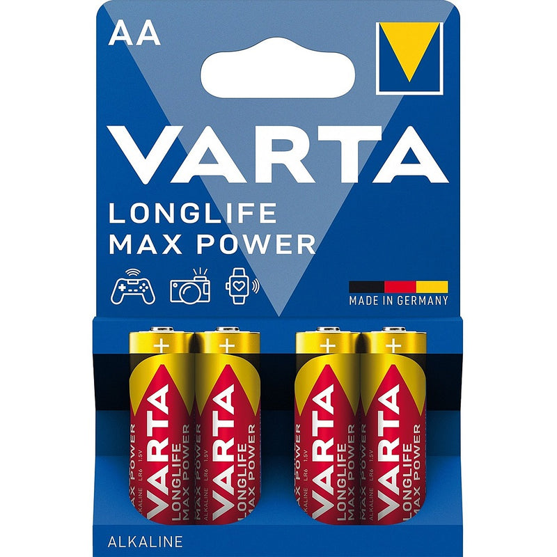 PILES VARTA LONGLIFE MAXPOWER AA/LR6 X4