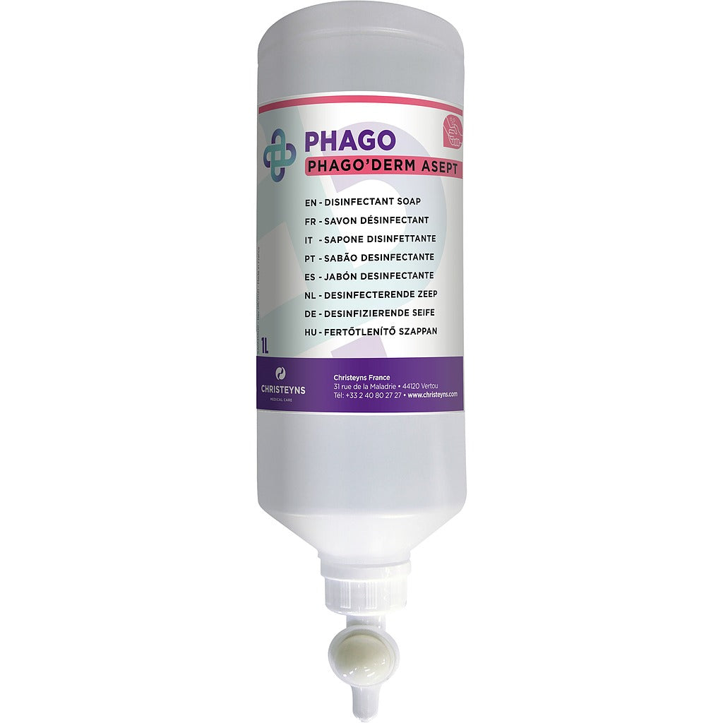 Savon désinfectant Phago'derm Asept 1L Airless