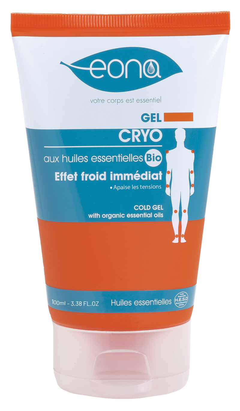 Gel de massage CRYO aux huiles essentielles BIO 100 ml, EONA