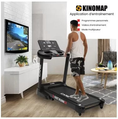 Tapis de course 22 km/h Fast Runner SP connecté -  CARE