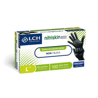 Gants Nitriskin Free en nitrile non poudrés - Noir