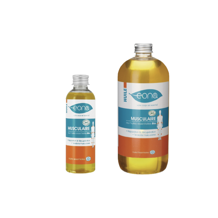 Huile pour massage musculaire Bio EONA
