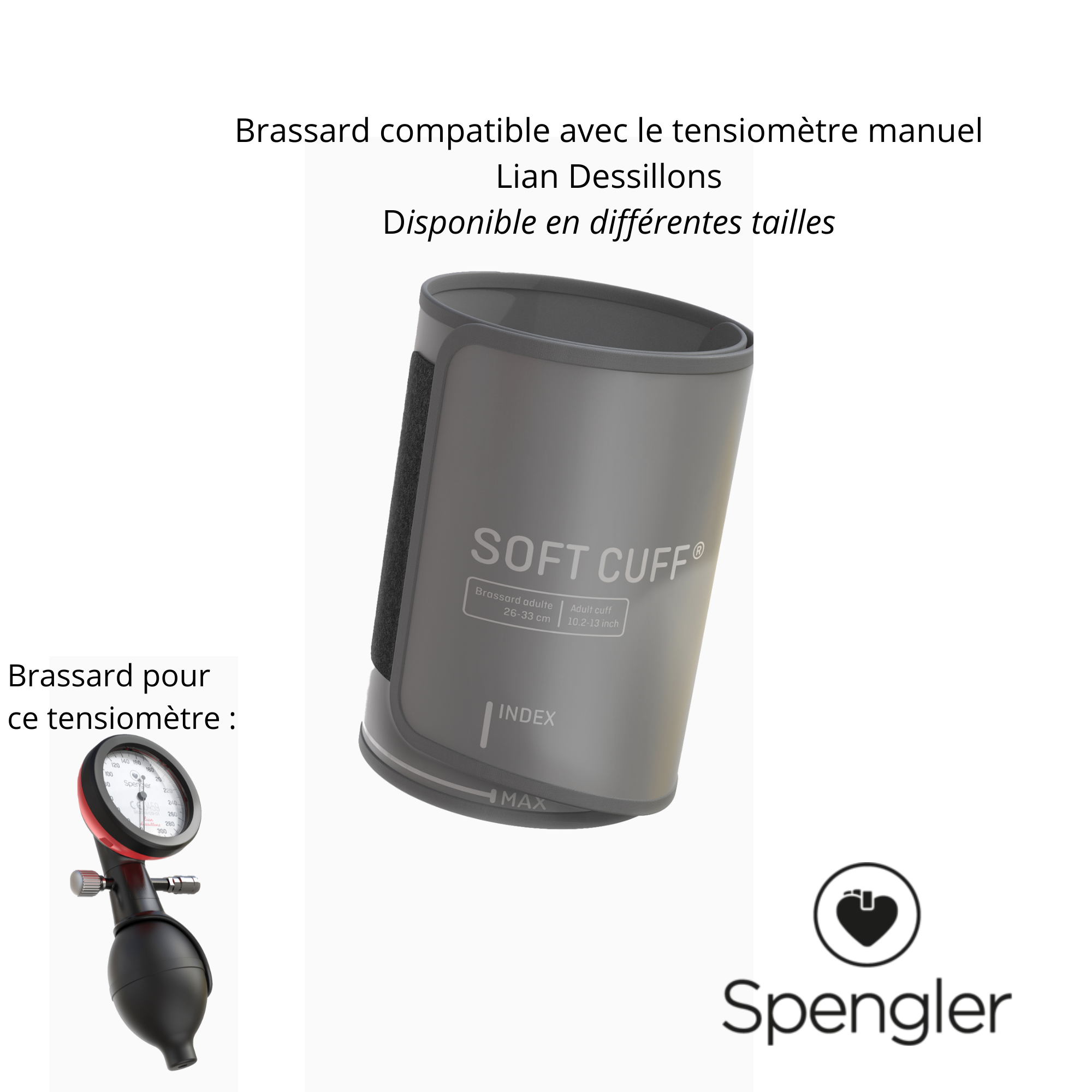 Brassard Soft pour Tensiomètre Lian Dessillons