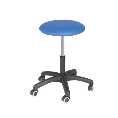 Tabouret Ferrox rond à roulettes sans dossier