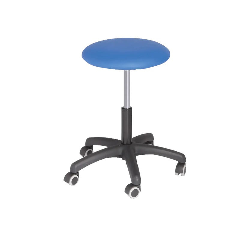 Tabouret Ferrox rond à roulettes sans dossier