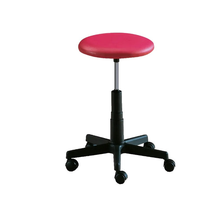 Tabouret Ferrox rond à roulettes sans dossier