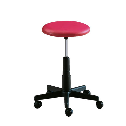 Tabouret Ferrox rond à roulettes sans dossier