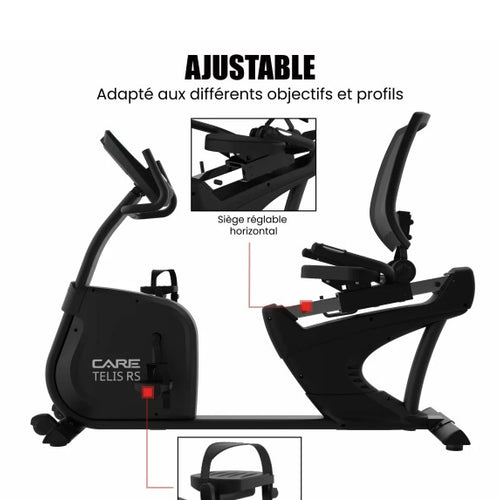 Vélo de Fitness Semi-Allongé Telis RS