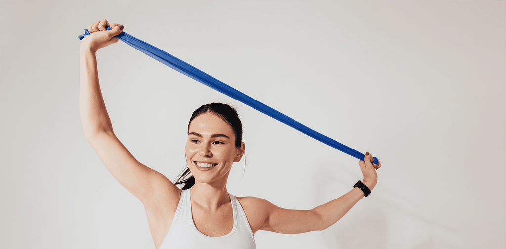Bandes d'exercice latex - Lot de 5 bandes 2,50 m